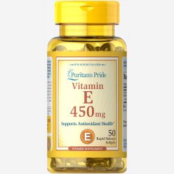 Puritans Pride E-180mg ( 400iU ) Softgels 50's