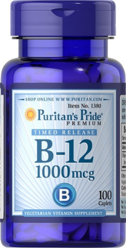 puritan's Pride  B-12 1000mcg Caplets 100's