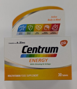 Centrum Energy with Ginseng & Ginkgo Tablets 30's