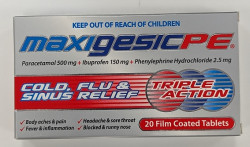 MAXIGESIC PE 20'S