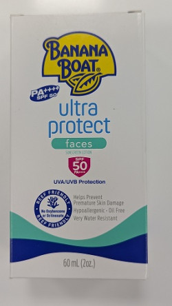 Banana Boat ultra protect Faces SPF 50 Lotion 90ml