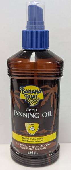 Banana Boat Deep Tanning Oil SPF 4  236ml 