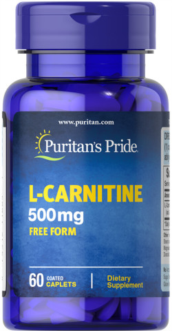 Puritan's Pride L- Carnitine 500mg Caplets 60's