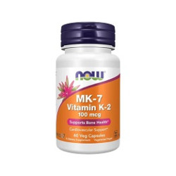 Now Vitamin K-2  MK-7 100mcg capsules 60's 