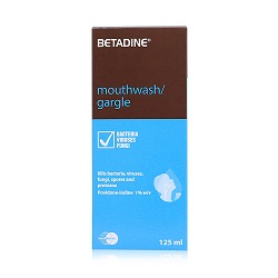 Betadine Mouthwash/Gargle 125ml