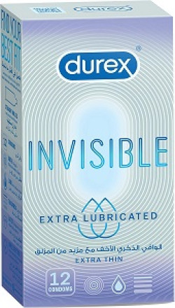 Durex invisible Extra Thin Condoms  12's