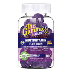 The Gummies for Adults Multivitamin Plus Iron 100's