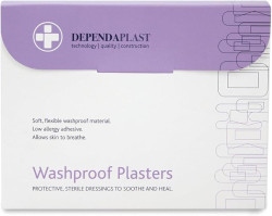 Dependa Plast Washproof Plaster 7.5cm *2.5cm 100's