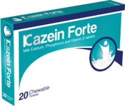 Kazein Forte Chewable Tablets 20's 