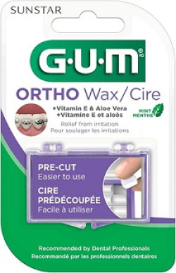 Gum Ortho Wax Mint  